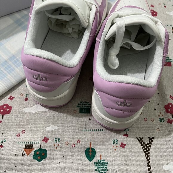 Alo Yoga Pink And White Platform Sneakers - Picture 6 of 7